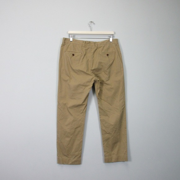 Sid Mashburn Chino Pants Men 34X30 Beige Cotton Straight Leg Casual Business 434 - Picture 2 of 11